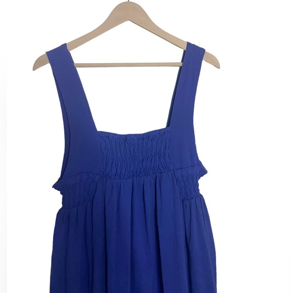 NWOT Free People Delphine Midi Dress in Birdsong Blue size XS - Picture 4 of 7